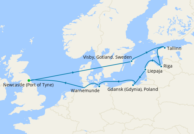 p&o baltic cruise may 2023
