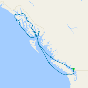 Alaska Fjords Odyssey - Vancouver Roundtrip