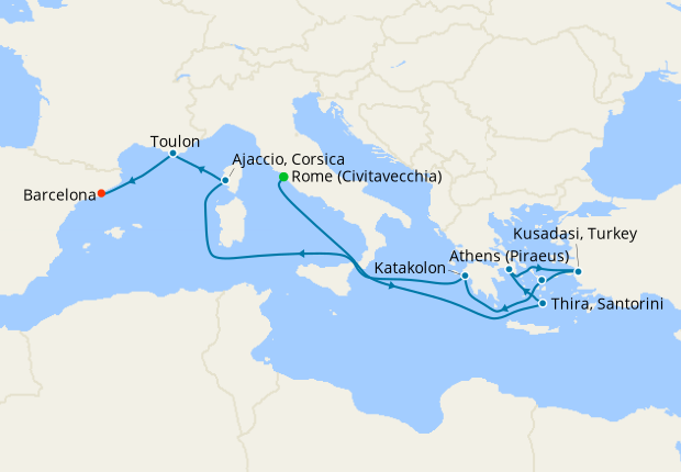 princess cruises mediterranean november 2023