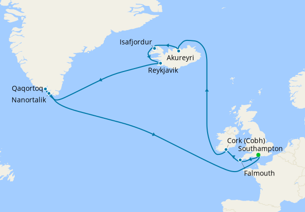 NEW REDUCTION! Iceland & Greenland from Southampton