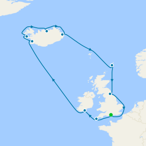 Icelandic Fjords & British Isles from Southampton