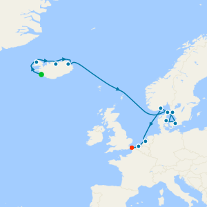 Iceland & Scandinavian Gems from Reykjavik to Dover (London)