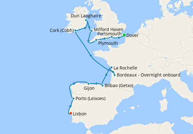 Path of Ancient Seafarers from Dover