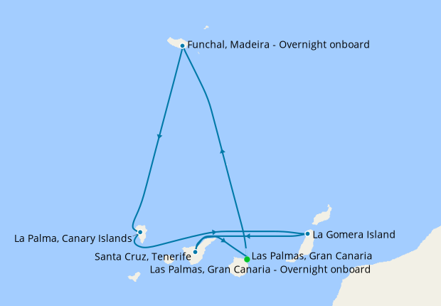 Canary Islands Intensive Voyage from Gran Canaria