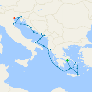 Mediterranean from Athens to Venice