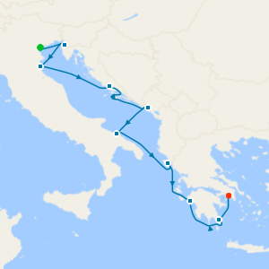 Mediterranean from Venice to Athens