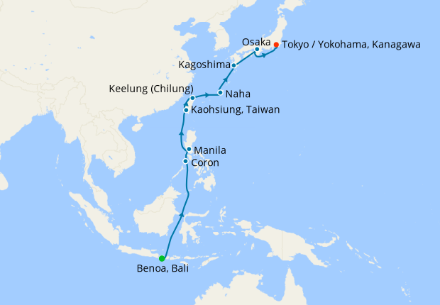 Asia from Bali to Tokyo