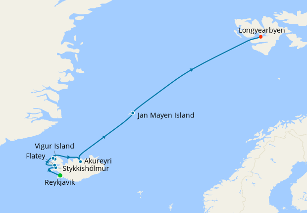 Arctic & Greenland from Reykjavik