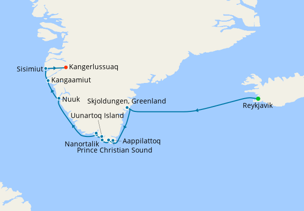 Arctic & Greenland from Reykjavik