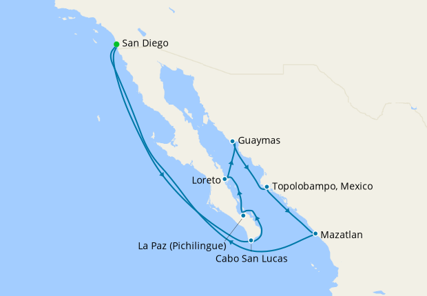 sea of cortez cruises from san diego