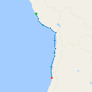 South America from Lima