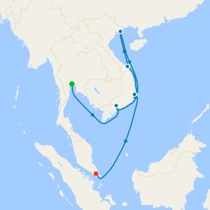 Asia from Bangkok (Klong Toey) to Singapore