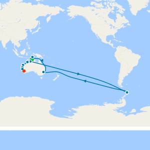 Australia & New Zealand from Darwin to Fremantle (Perth)