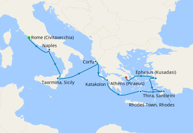 Aegean Antiquity - Rome to Athens