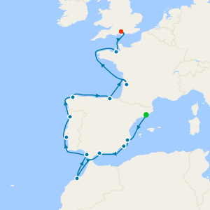 Journey to Iberia - Barcelona to Southampton
