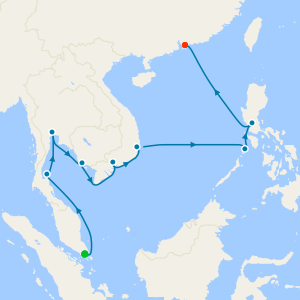 Alluring Asian Isles - Singapore to Hong Kong