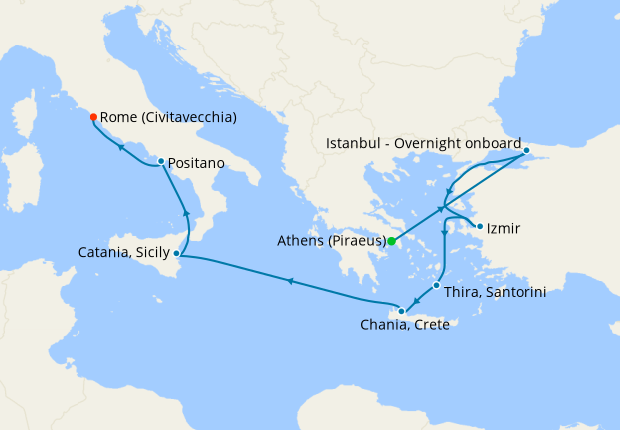 The Paths of Great Conquerors - Athens to Rome