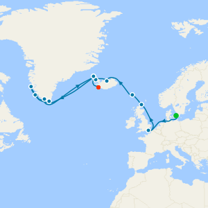 North Atlantic Adventure - Copenhagen to Reykjavik