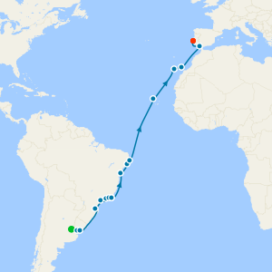 South America & Beyond - Buenos Aires to Lisbon