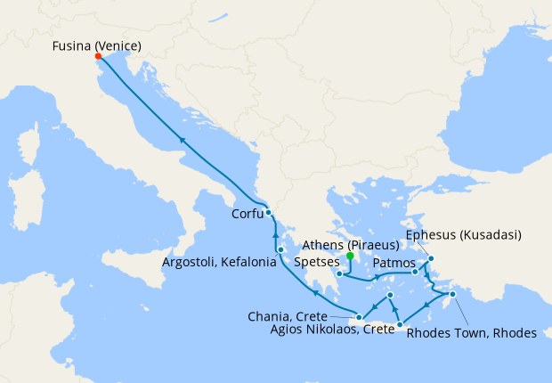 Greece Intensive Voyage from Athens