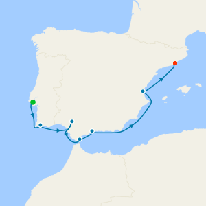 Spain Intensive Voyage from Lisbon to Barcelona