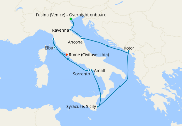 Italy Intensive Voyage from Venice