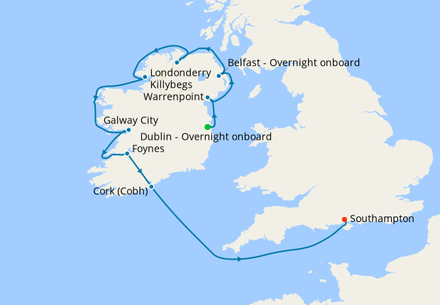 Ireland Intensive Voyage from Dublin