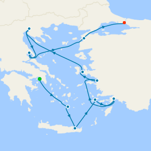 Greece, Turkey & Bulgaria Voyage from Athens