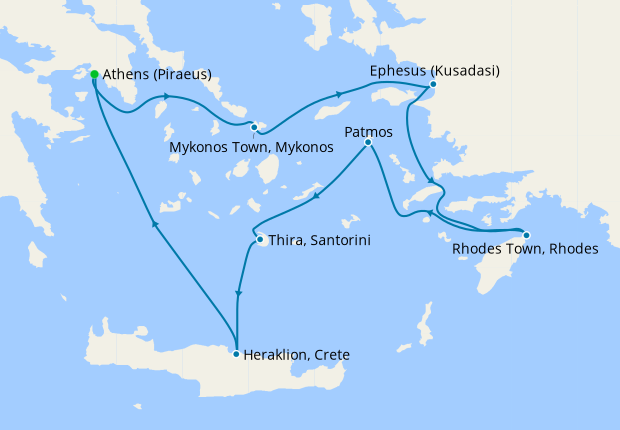 Greece Intensive Voyage from Athens