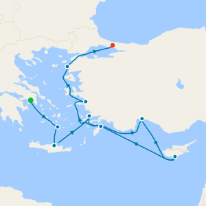 Greek Isles Odyssey from Athens to Istanbul