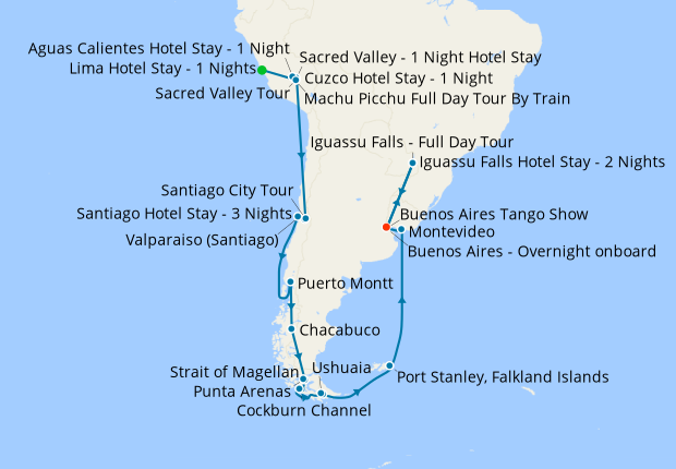 26 Night Ultimate Caribbean & South America Cruise