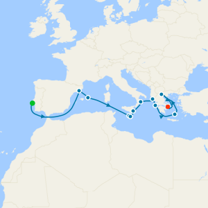 Mediterranean Allure & Greek Isles from Lisbon