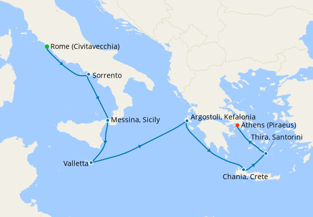 Charming Italy & Greece from Rome to Athens
