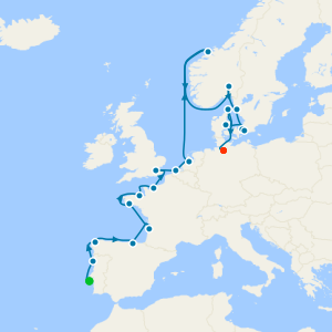 Iberia, France & Baltic Havens from Lisbon to Copenhagen