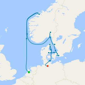 Scandinavia & Scandinavian Allure from Amsterdam to Hamburg