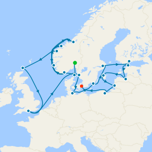 Grand Norway & Scandinavian Explorer from Oslo to Copenhagen