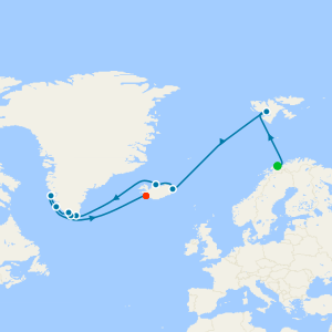 Svalbard & Arctic Passage from Tromsø to Reykjavik