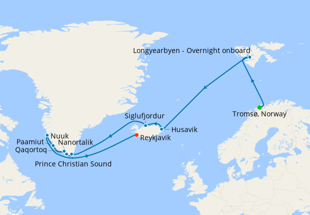 Svalbard & Arctic Passage from Tromsø to Reykjavik