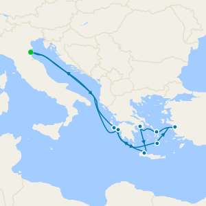 Greek Islands & Turkey from Ravenna