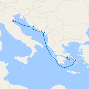 Greece & Croatia from Athens