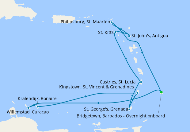 Eastern Caribbean from Barbados