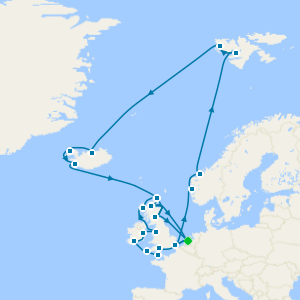 British Isles, Spitsbergen & Icelandic Fjords Explorer from Rotterdam