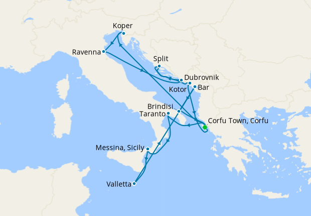 Adriatic Explorer & Ionian Gems from Corfu