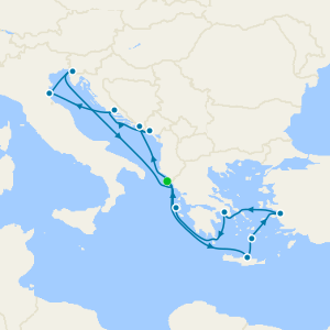 Adriatic Explorer & Aegean Shores from Corfu