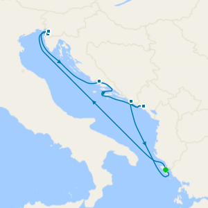Adriatic Explorer & 4 Nt Corfu Stay