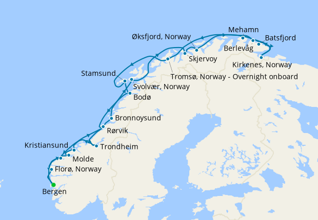 Classic Round Voyage from Bergen