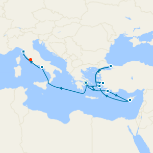 Italy, Greece & Turkey from Haifa