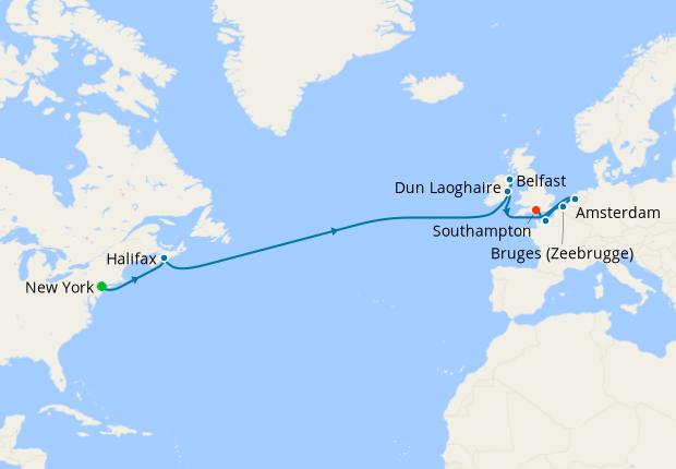transatlantic cruise from southampton to new york