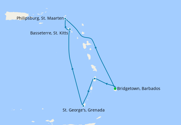 Caribbean Isles from Barbados