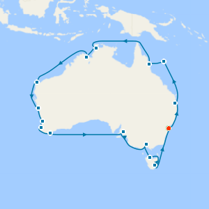 Australian Circumnavigation from Sydney with Stay